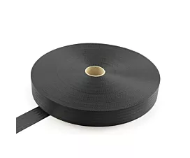 Black - 40 à 48mm Sangle ceinture - 2200kg - 48mm - en rouleau - Noir