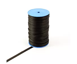 Tout - Black Webbing Bande en polypropylène - 300 kg - 15 mm - noir